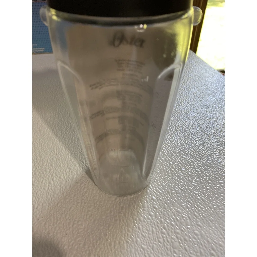 Oster Blend-N-Go Personal Blender Cup 20oz Clear New Travel Lid 6026 6848